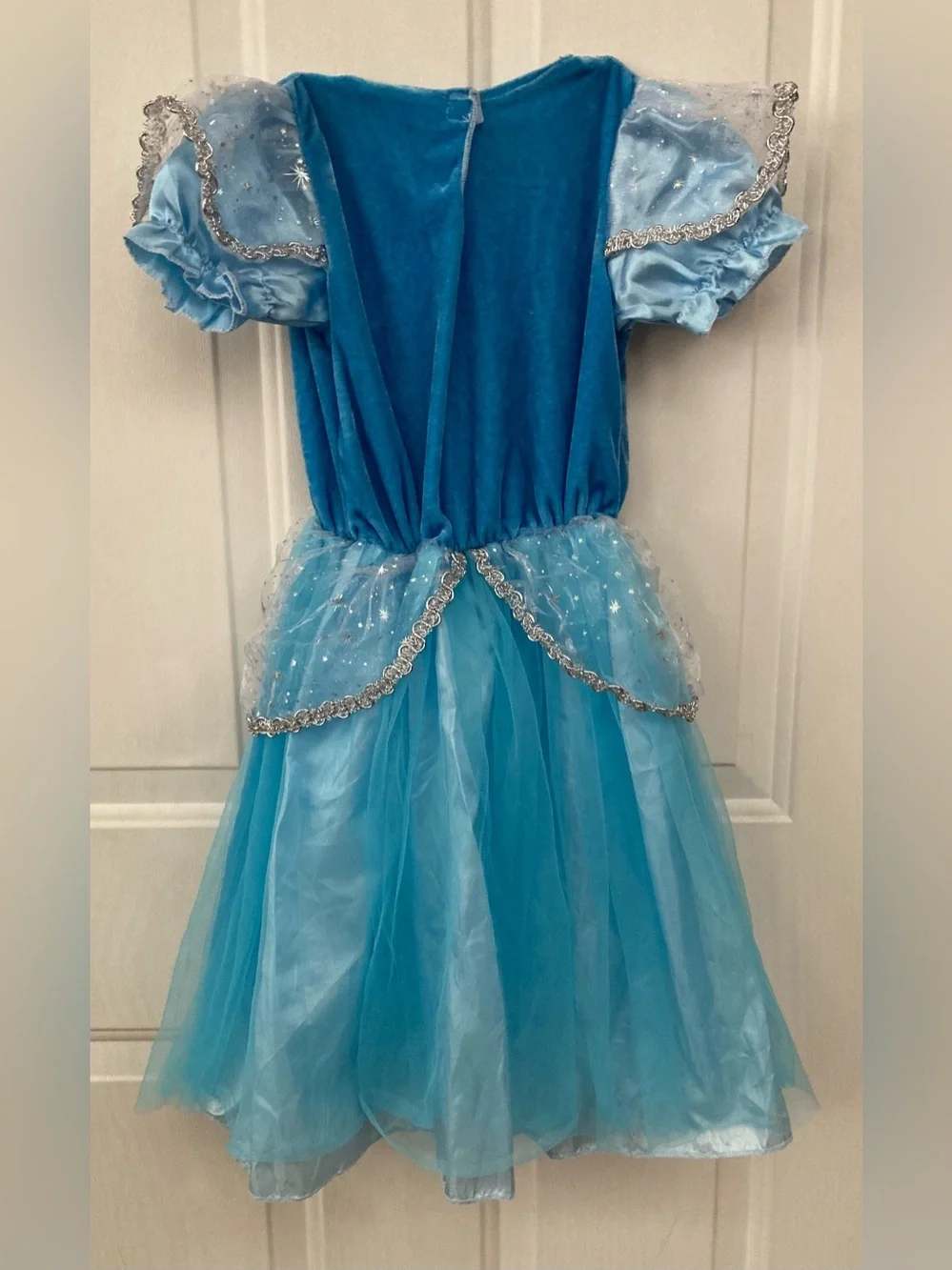 🩵🩶👑🩶🩵Blue Princess Kids Costume Dress